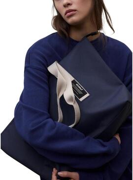Borsa Ecoalf Areny Medium blu scuro per donna