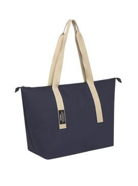 Borsa Ecoalf Areny Medium blu scuro per donna
