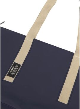 Borsa Ecoalf Areny Medium blu scuro per donna