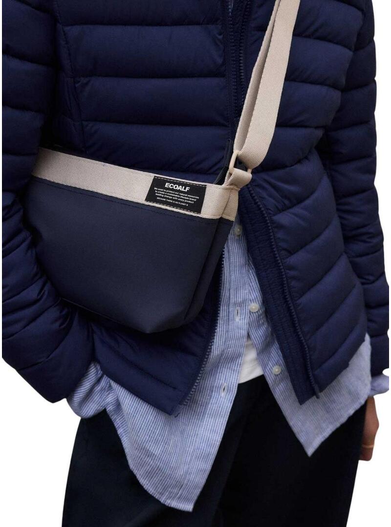 Borsa a tracolla Ecoalf Areny blu marino per donna