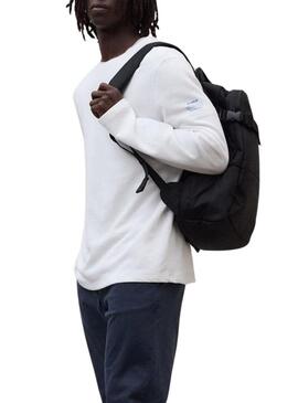 Maglietta Ecoalf a manica lunga Sustano bianca per uomo