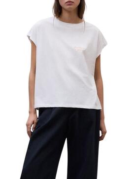 Maglietta Ecoalf Namur bianca per donna