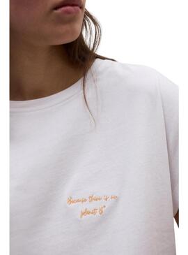 Maglietta Ecoalf Namur bianca per donna