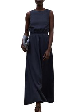 Abito Ecoalf Vittoria blu navy per donna.