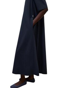 Abito Ecoalf Martina blu navy per donna