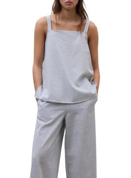 Top Ecoalf Aria a righe stampato per donna