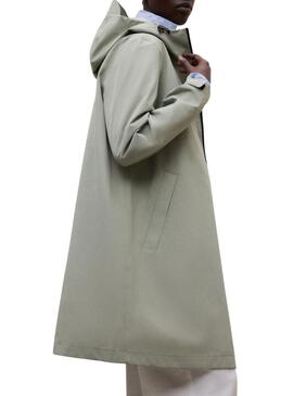 Impermeabile Ecoalf Neve verde per donna