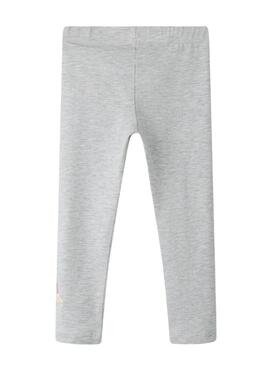Leggings Name It Bilona arcobaleno grigio chiaro per bambina