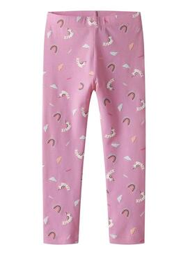 Leggings Name It Bilona confezione da 2 rosa per bambina