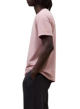 Maglietta Ecoalf Vent rosa per uomo