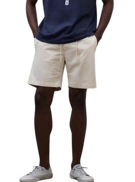 Pantaloncini Ecoalf Ethic beige per uomo