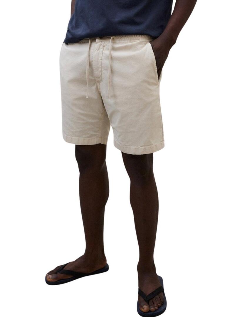 Pantaloncini Ecoalf Ethic beige per uomo