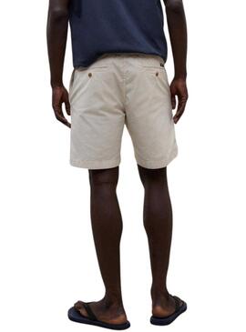 Pantaloncini Ecoalf Ethic beige per uomo