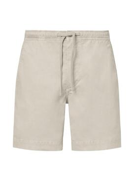 Pantaloncini Ecoalf Ethic beige per uomo