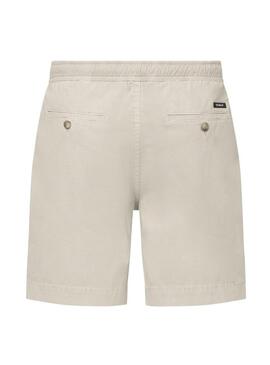 Pantaloncini Ecoalf Ethic beige per uomo