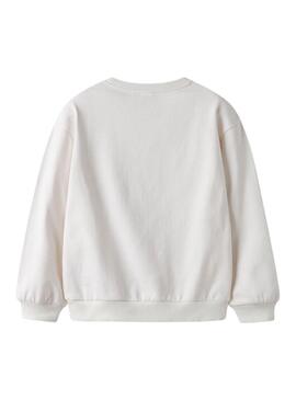 Felpa Name It love more crudo per bambina