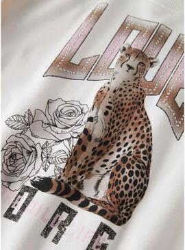 Felpa Name It love more crudo per bambina