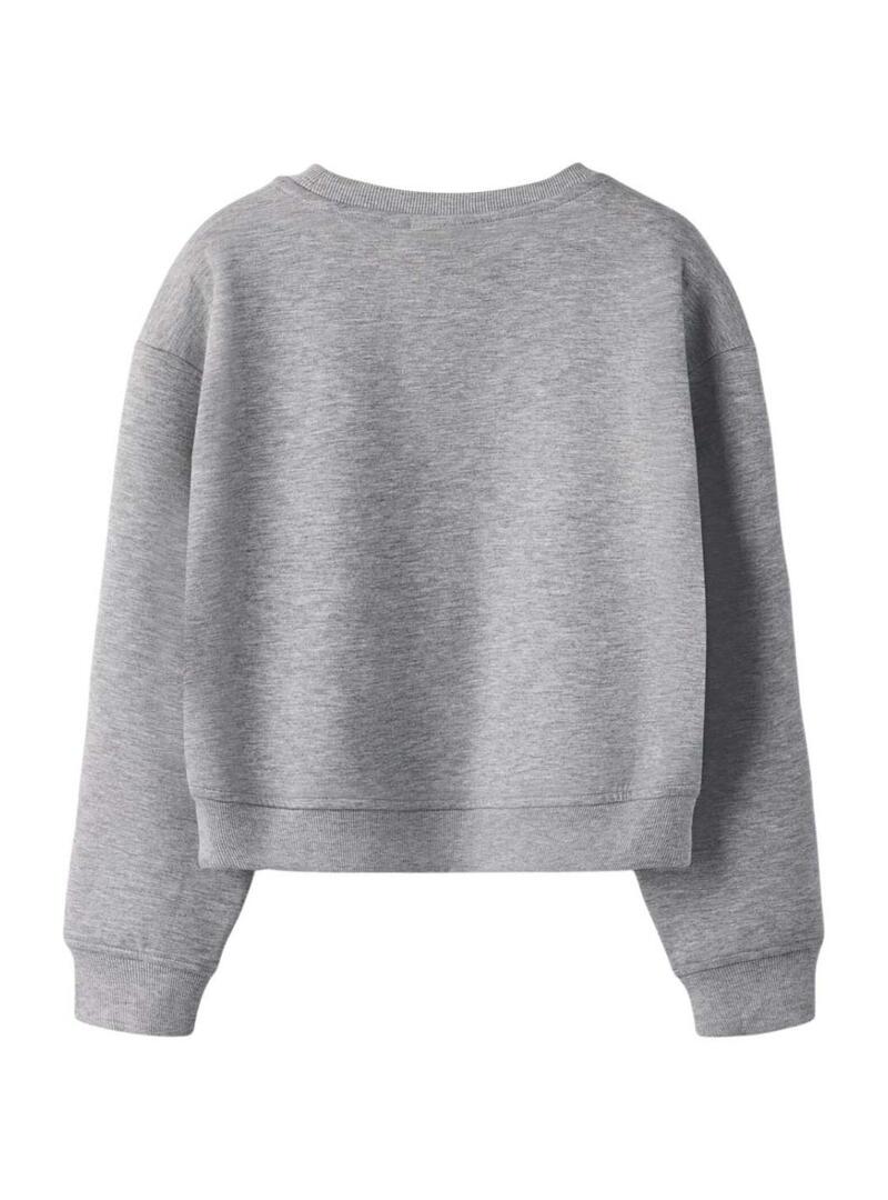 Felpa Name It fortunata grigia per bambina