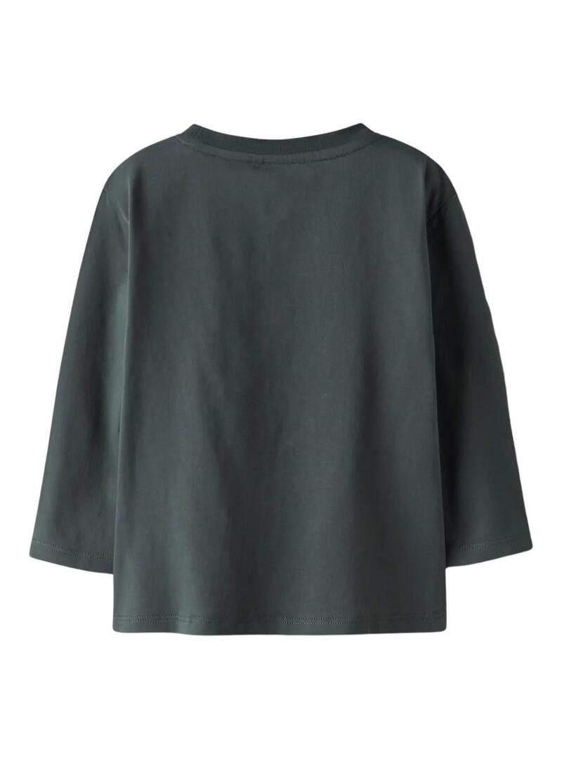 Maglietta Name It dinosauro verde scuro per bambino