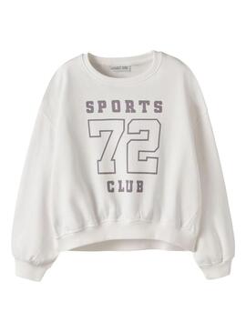 Felpa Name It sports club 72 crudo per ragazza