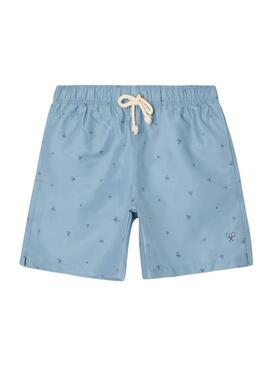 Costume da bagno Silbon con racchette azzurre chiare per uomo.