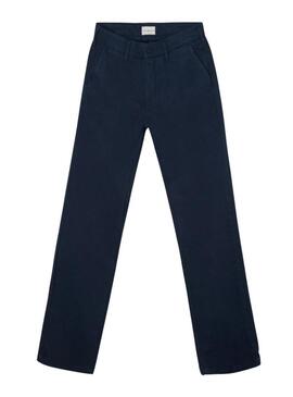 Pantaloni cinesi blu scuro Silbon per uomo