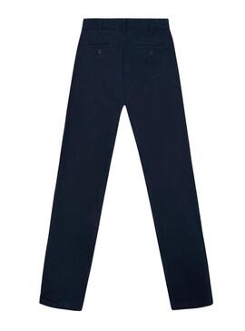 Pantaloni cinesi blu scuro Silbon per uomo