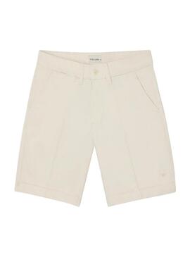 Bermuda classica beige Silbon per uomo