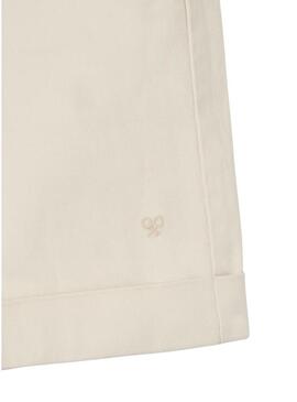 Bermuda classica beige Silbon per uomo