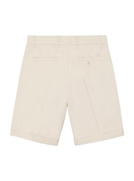 Bermuda classica beige Silbon per uomo