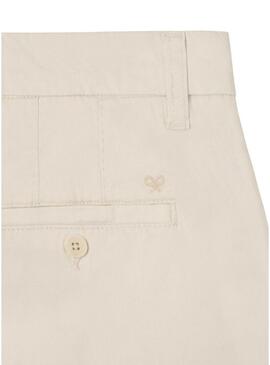 Bermuda classica beige Silbon per uomo