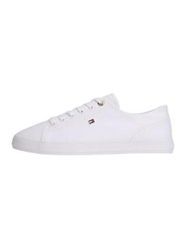 Scarpe da ginnastica Tommy Hilfiger Foxing bianche da donna