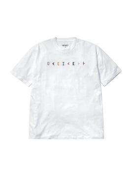 T-Shirt Carhartt orizzontale bianco