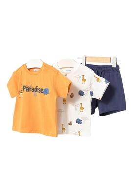 Set Mayoral tre pezzi safari per bambini