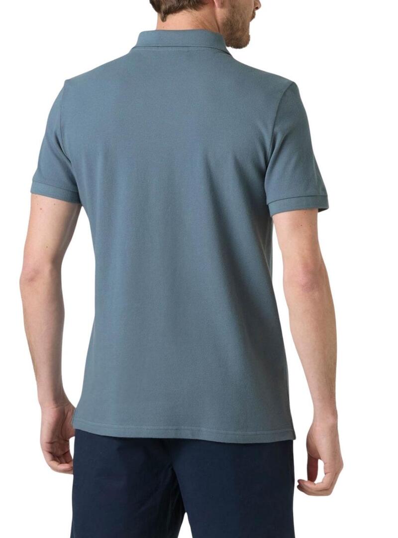 Polo Helly Hansen Hudson lavato blu per uomo.