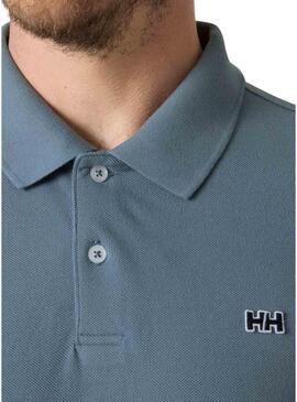 Polo Helly Hansen Hudson lavato blu per uomo.