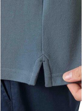 Polo Helly Hansen Hudson lavato blu per uomo.