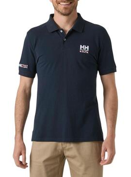 Polo blu marino Helly Hansen Messina per uomo