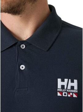 Polo blu marino Helly Hansen Messina per uomo