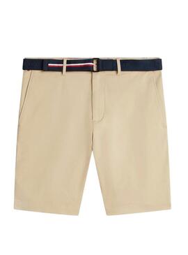 Bermuda Tommy Hilfiger Denton beige per uomo.