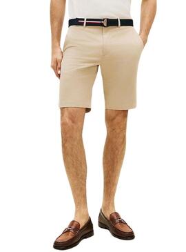 Bermuda Tommy Hilfiger Denton beige per uomo.