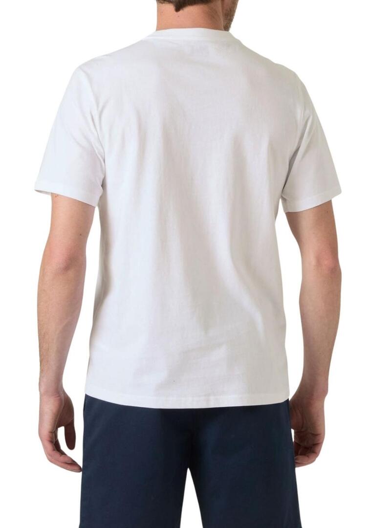 Maglietta bianca Helly Hansen Hudson per uomo.