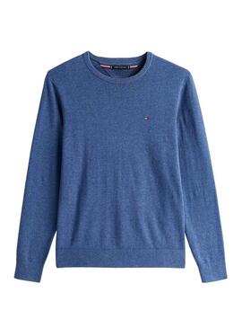 Maglia Tommy Hilfiger Essential blu per uomo
