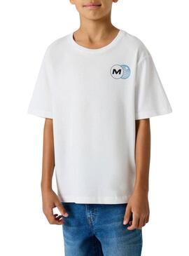 Maglietta Name It Benno stampata Miami bianca per bambino