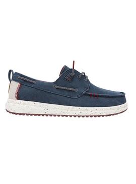 Mocassini Walkin Pitas Byron blu navy da uomo