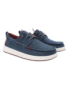 Mocassini Walkin Pitas Byron blu navy da uomo