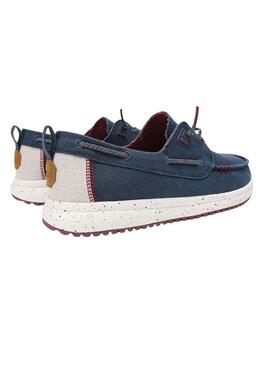 Mocassini Walkin Pitas Byron blu navy da uomo