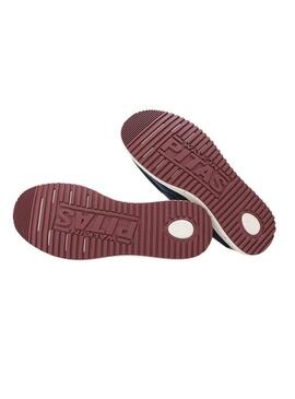 Mocassini Walkin Pitas Byron blu navy da uomo