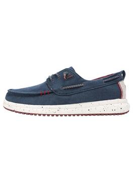 Mocassini Walkin Pitas Byron blu navy da uomo