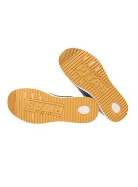 Scarpe da barca Walkin Pitas Bay blu per uomo